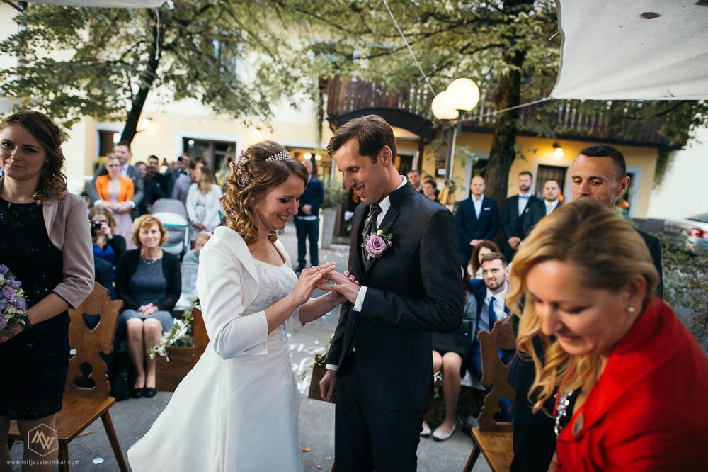 Fotografiranje poroke Ljubljenski Grad Gostilna Mihovec