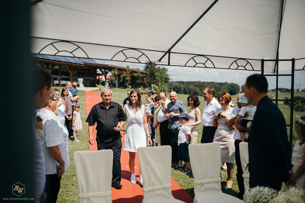 Fotografiranje poroke Gostišče Iršič