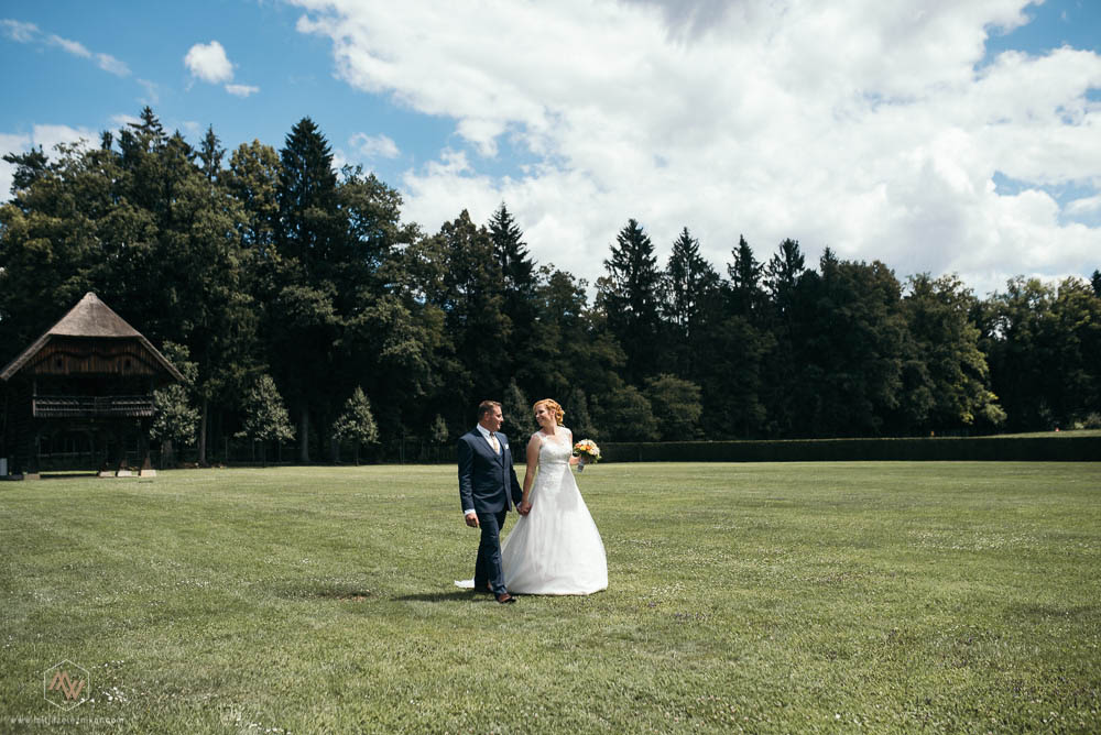 Fotografiranje poroke Brdo pri Kranju - Park Brdo